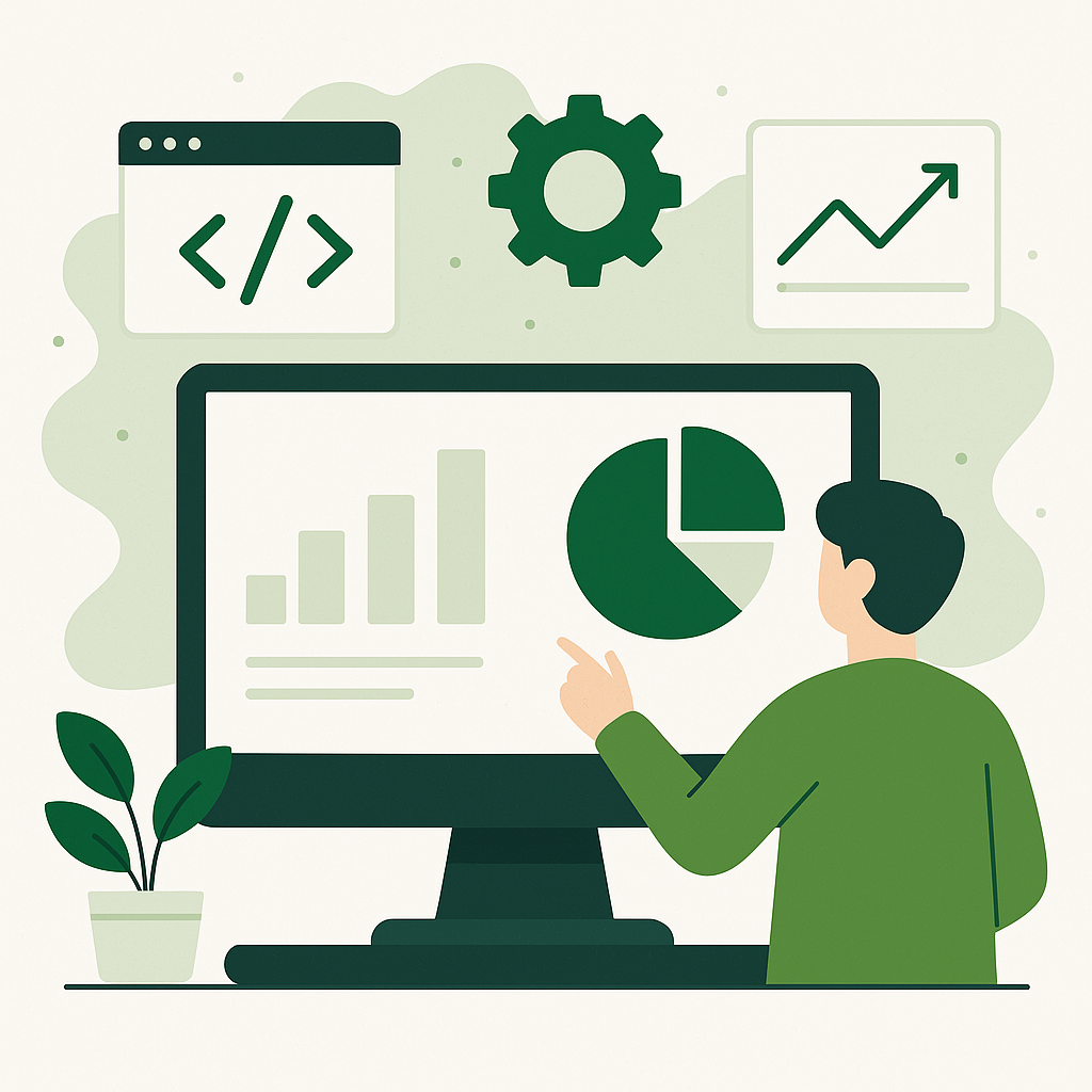 Ilustración de software a medida
